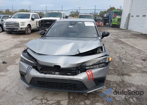 2022 Honda Civic Sport из США, поврежденный, VIN 2HGFE2F51NH586965